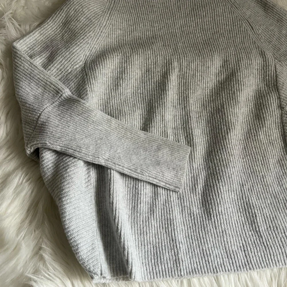 Calvin Klein Jeans Womens Gray Knit Turtleneck Sweater Size Medium